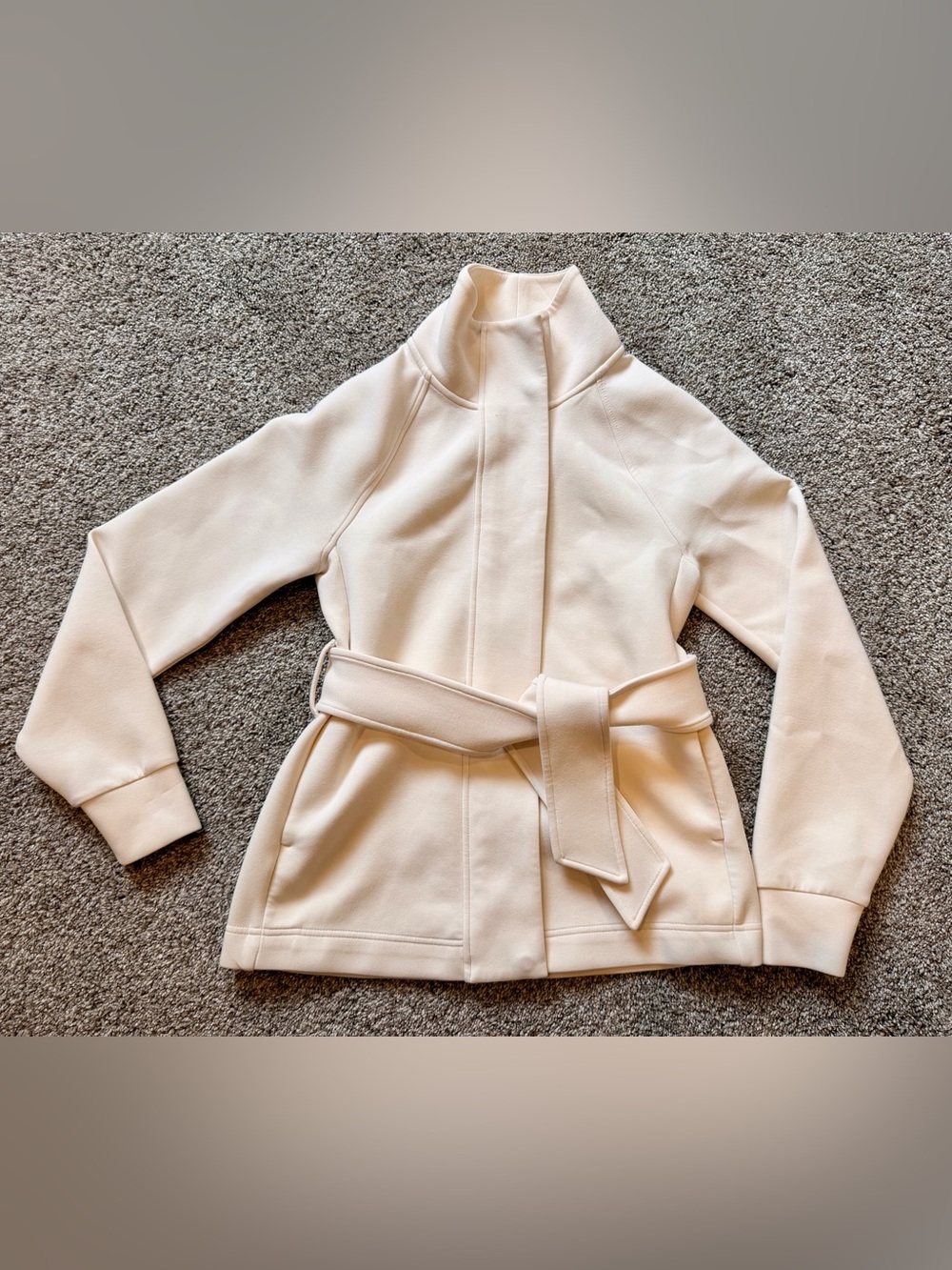 CALIA soft scuba belted jacket